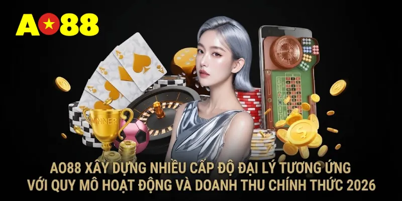 AO88 xây dựng nhiều cấp độ đại lý tương ứng với quy mô hoạt động và doanh thu