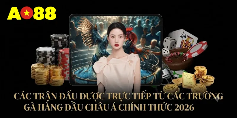 Các trận đấu được trực tiếp từ các trường gà hàng đầu châu Á