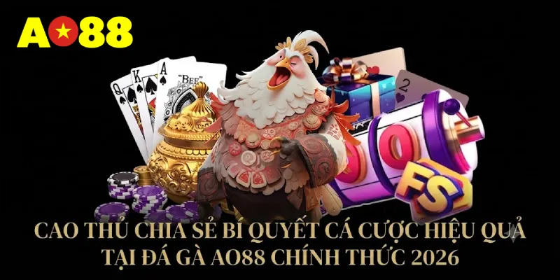 Cao thủ chia sẻ bí quyết cá cược hiệu quả tại Đá gà AO88