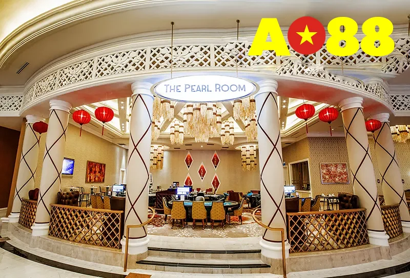 Không gian sảnh casino hiện đại – nơi hội tụ các tay chơi quốc tế