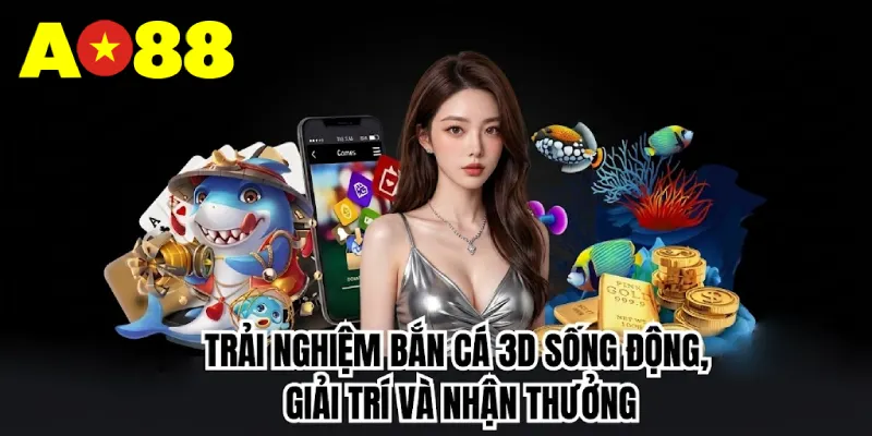 Trải nghiệm bắn cá tại AO88 mang lại phần thưởng giá trị lớn